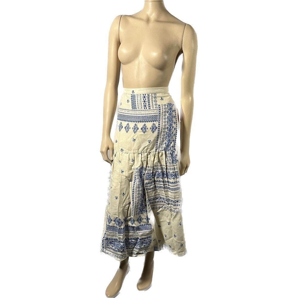 NWOT Linen blend Maxi Skirt